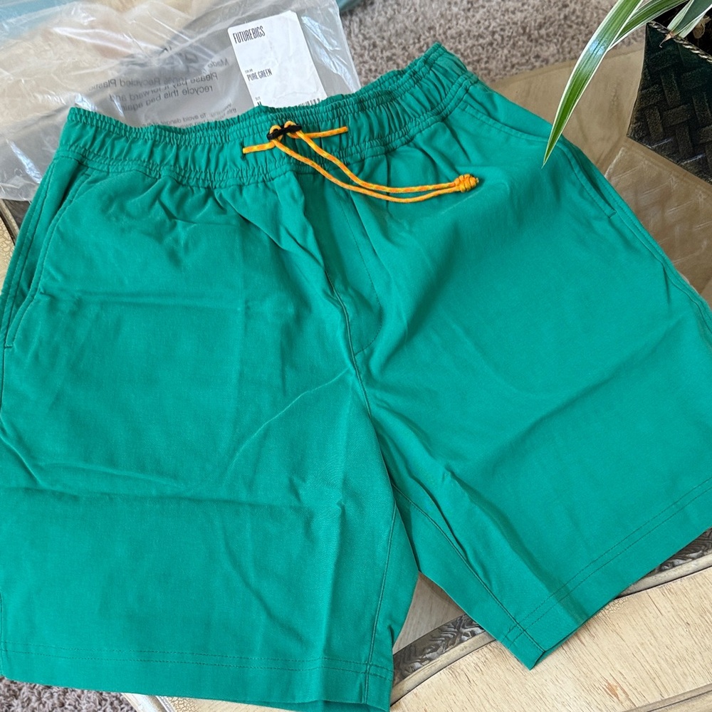 Outlier’s FutureBics Pure men’s Green Shorts. Brand new in bag. Size medium